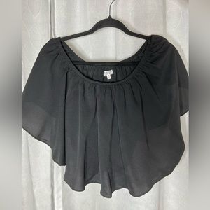 Off shoulder crop top